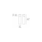 Artemide - Tetragono Outdoor Bollard - T417100W08 | Montreal Lighting & Hardware