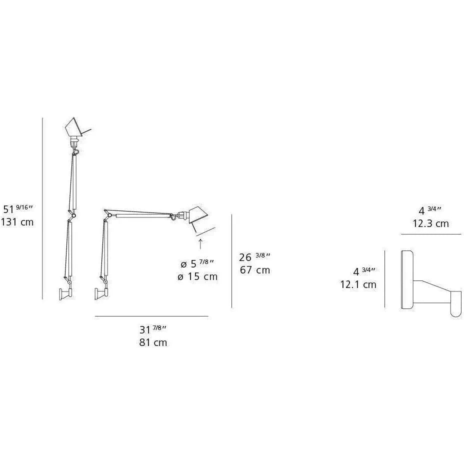Artemide - Tolomeo Classic Wall Light - TOL1100 | Montreal Lighting & Hardware