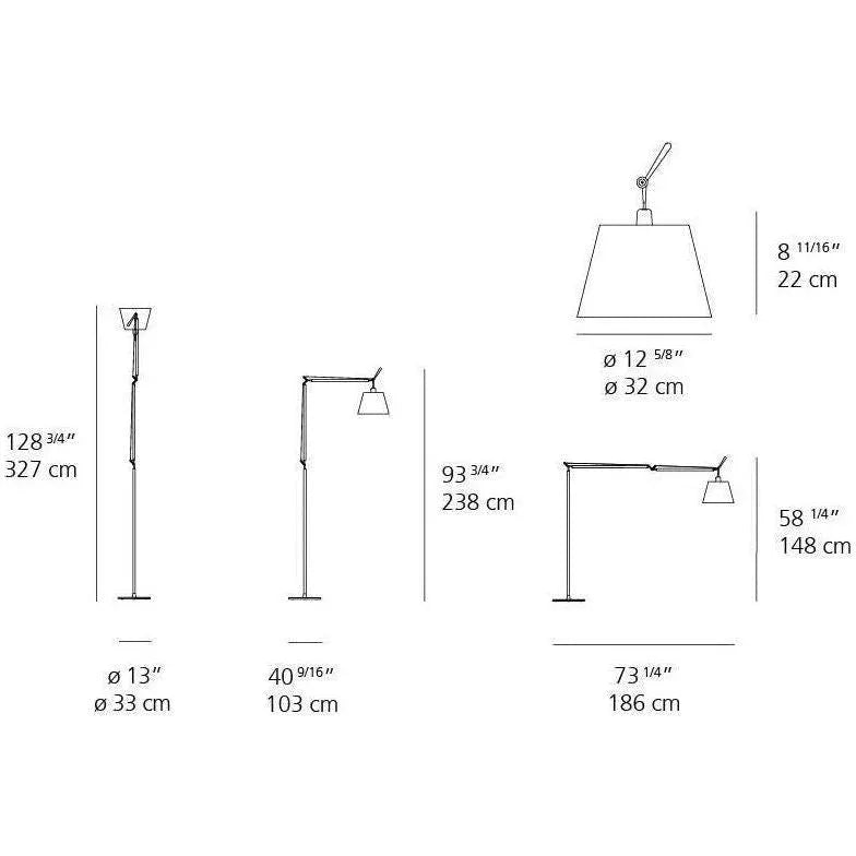 Artemide - Tolomeo Mega Floor Lamp - TLM0100 | Montreal Lighting & Hardware