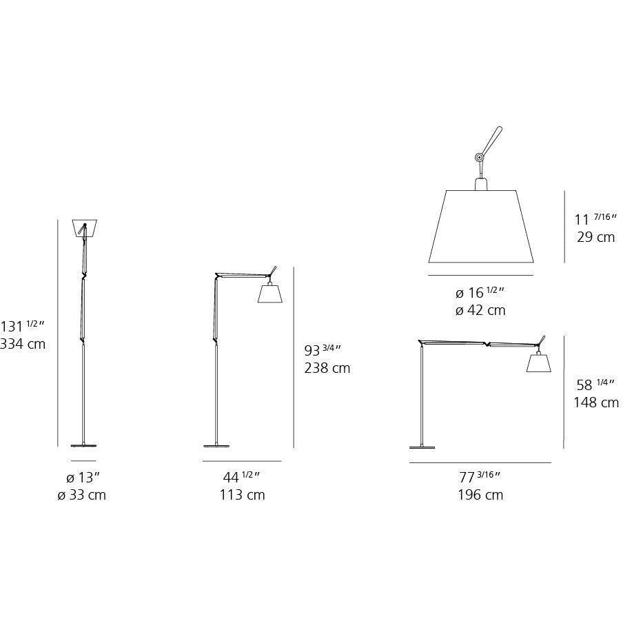 Artemide - Tolomeo Mega Floor Lamp - TLM0100 | Montreal Lighting & Hardware