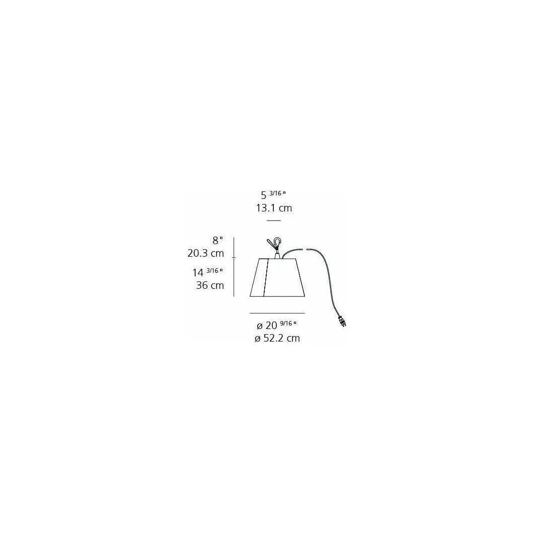 Artemide - Tolomeo Mega Outdoor Hook Pendant - TOU1104 | Montreal Lighting & Hardware