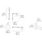 Artemide - Tolomeo Mega Wall Lamp - TLM1100 | Montreal Lighting & Hardware