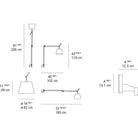 Artemide - Tolomeo Mega Wall Lamp - TLM1100 | Montreal Lighting & Hardware