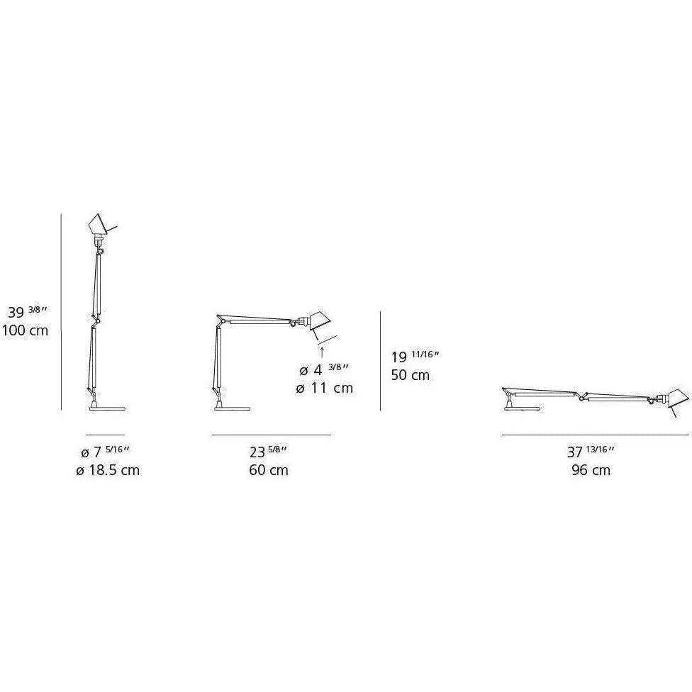 Artemide - Tolomeo Midi LED Table Lamp - TOL0084 | Montreal Lighting & Hardware