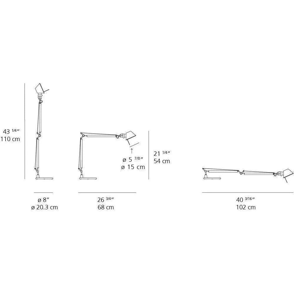 Artemide - Tolomeo Mini Table Lamp - TOL0059 | Montreal Lighting & Hardware
