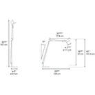 Artemide - Tolomeo Reading Floor Lamp - TLR0100 | Montreal Lighting & Hardware