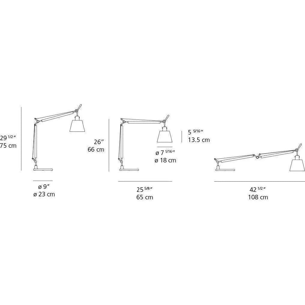 Artemide - Tolomeo Table Lamp With Shade - TLS0002 | Montreal Lighting & Hardware