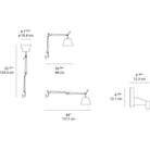 Artemide - Tolomeo Wall with Shade - TLS1100 | Montreal Lighting & Hardware