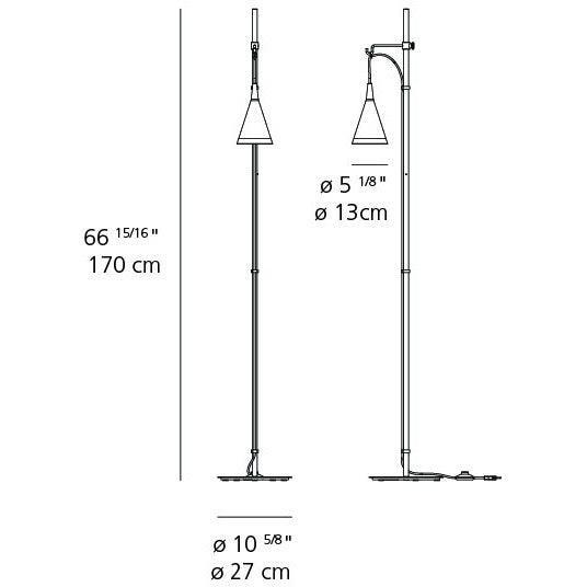 Artemide - Vigo Floor Lamp - 1941035A | Montreal Lighting & Hardware