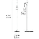 Artemide - Vigo Floor Lamp - 1941035A | Montreal Lighting & Hardware