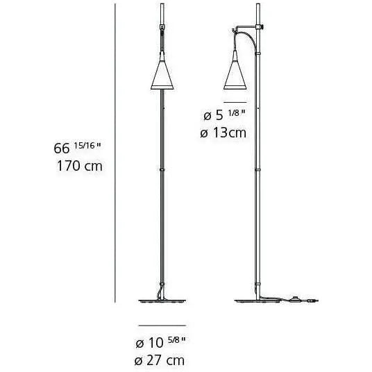 Artemide - Vigo Floor Lamp - 1941035A | Montreal Lighting & Hardware