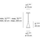 Artemide - Vigo Suspension - 1939038A | Montreal Lighting & Hardware