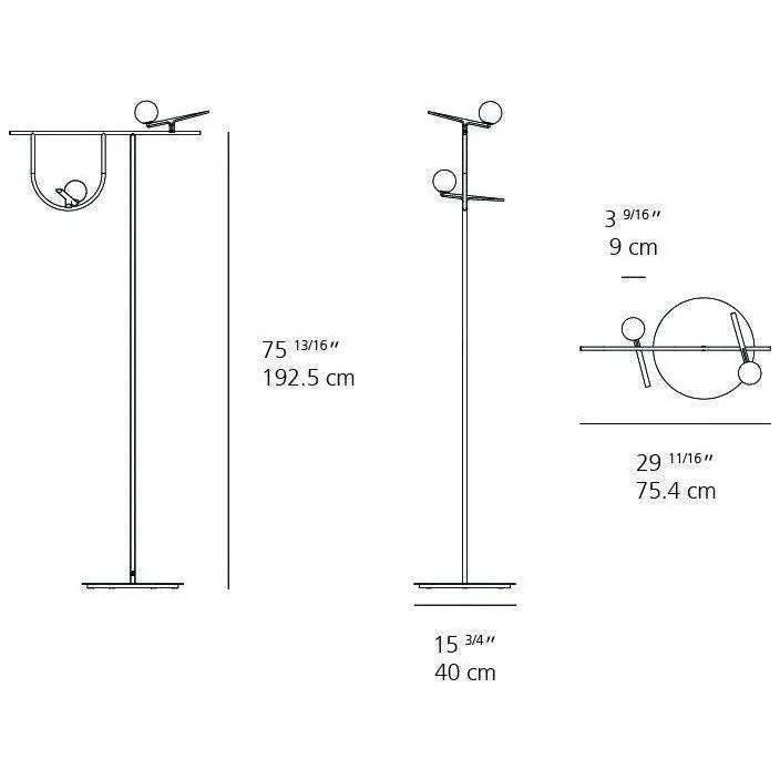 Artemide - Yanzi Floor Lamp - 1102015A | Montreal Lighting & Hardware