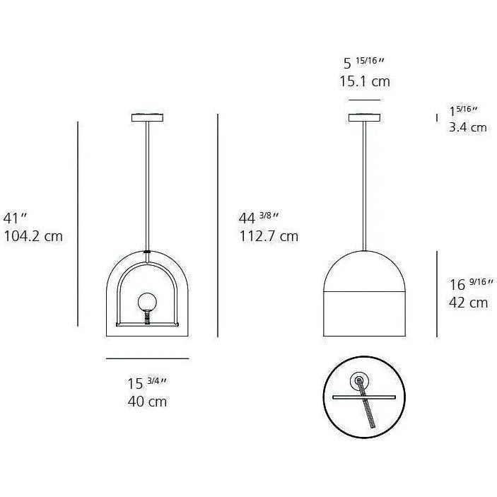 Artemide - Yanzi Suspension - 1103018A | Montreal Lighting & Hardware