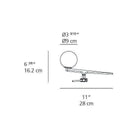 Artemide - Yanzi Table Lamp - 1101010A | Montreal Lighting & Hardware