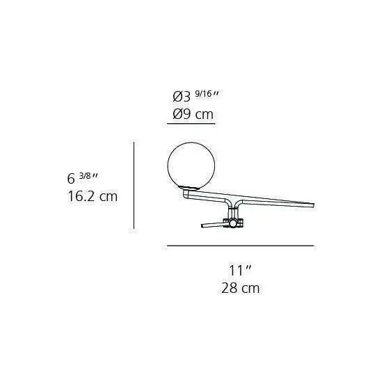 Artemide - Yanzi Table Lamp - 1101010A | Montreal Lighting & Hardware