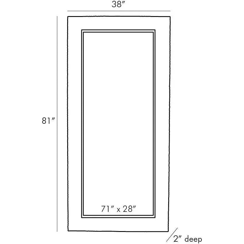 Arteriors - Marsh Floor Mirror - DW4004 | Montreal Lighting & Hardware