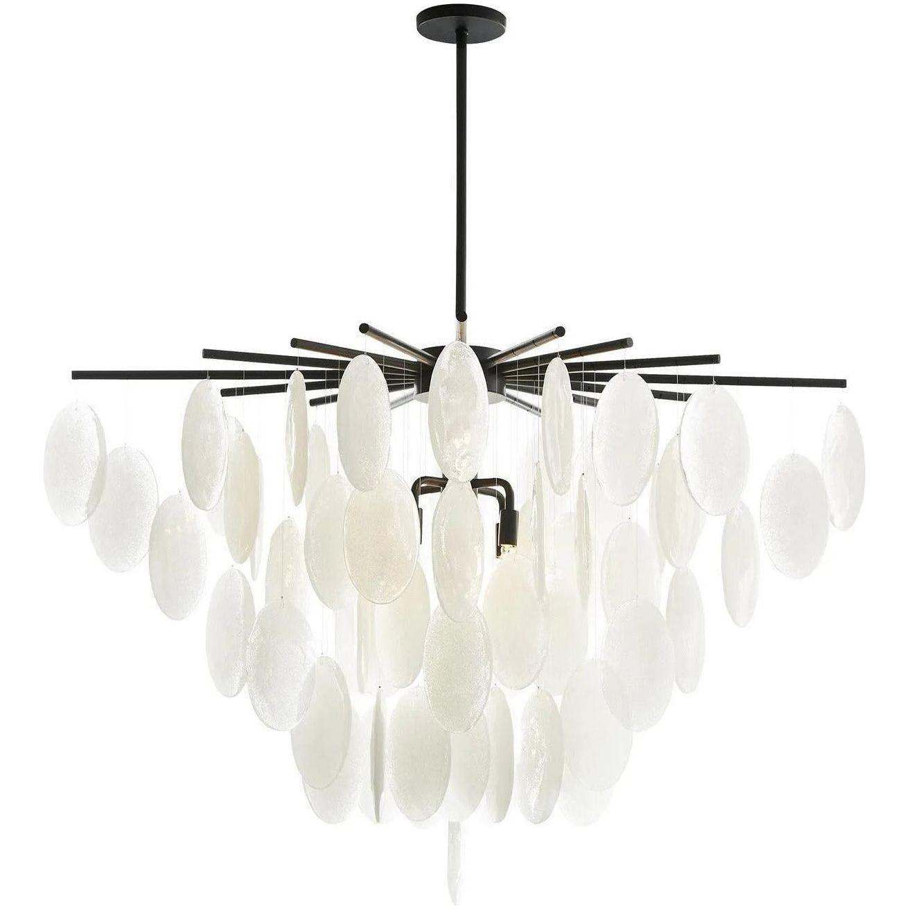 Arteriors - GJDLC01 - Eight Light Chandelier - Tiffany - Antique Brass/Smoke Luster/Antique Brass