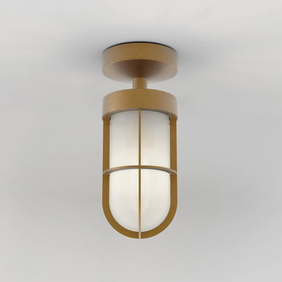 Astro Lighting - Cabin Semi Flush Frosted - 1368013 | Montreal Lighting & Hardware