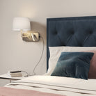 Astro Lighting 1406011+5035003 USB côte à côte Murale en nickel mat