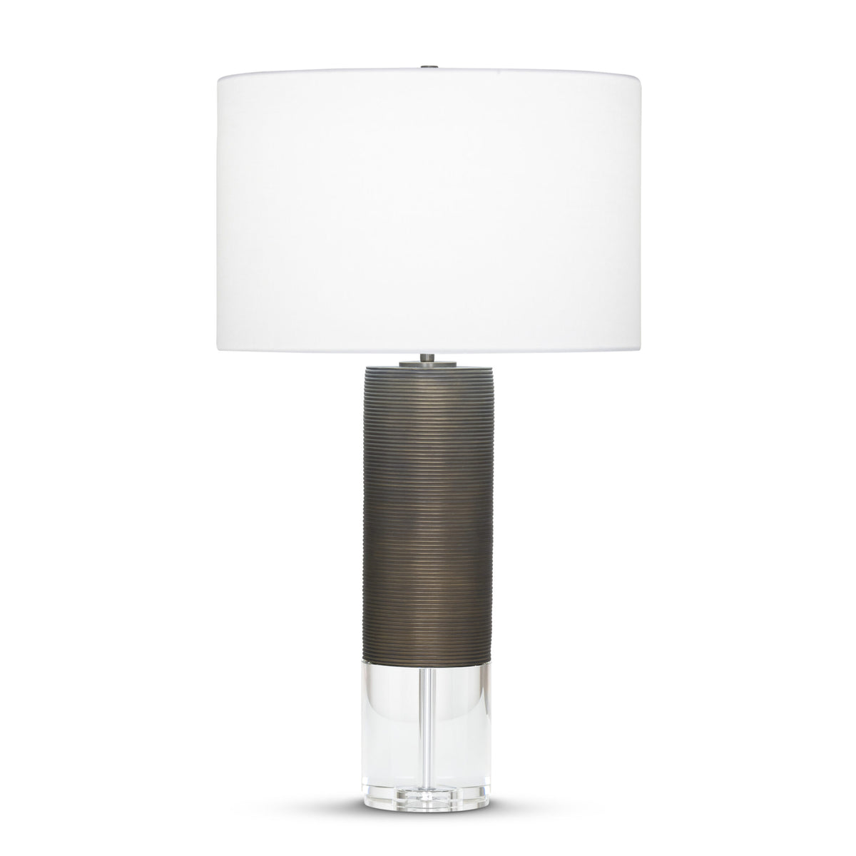 Atlantic Table Lamp - White Linen shade