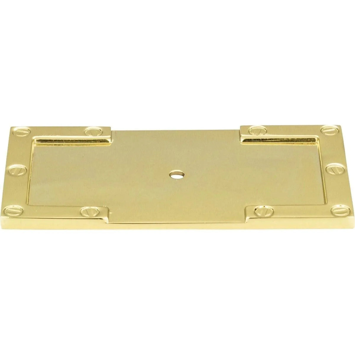 Atlas Homewares - Campaign L-Bracket Backplate - 378-PB | Montreal Lighting & Hardware
