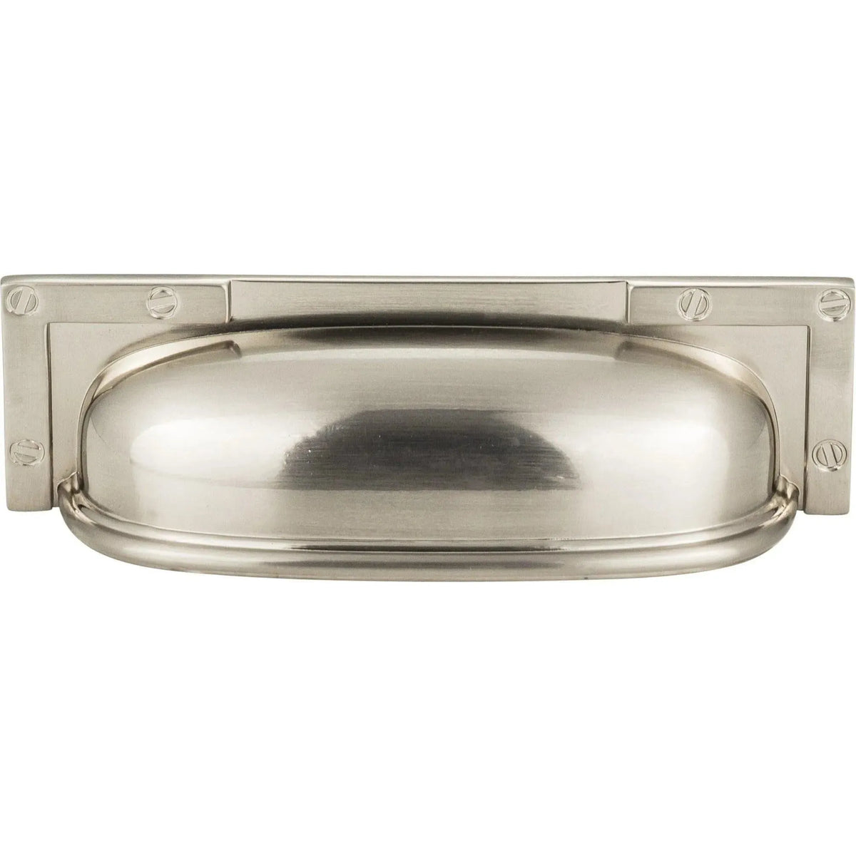 Atlas Homewares - Campaign L-Bracket Cup Pull - 382-BRN | Montreal Lighting & Hardware
