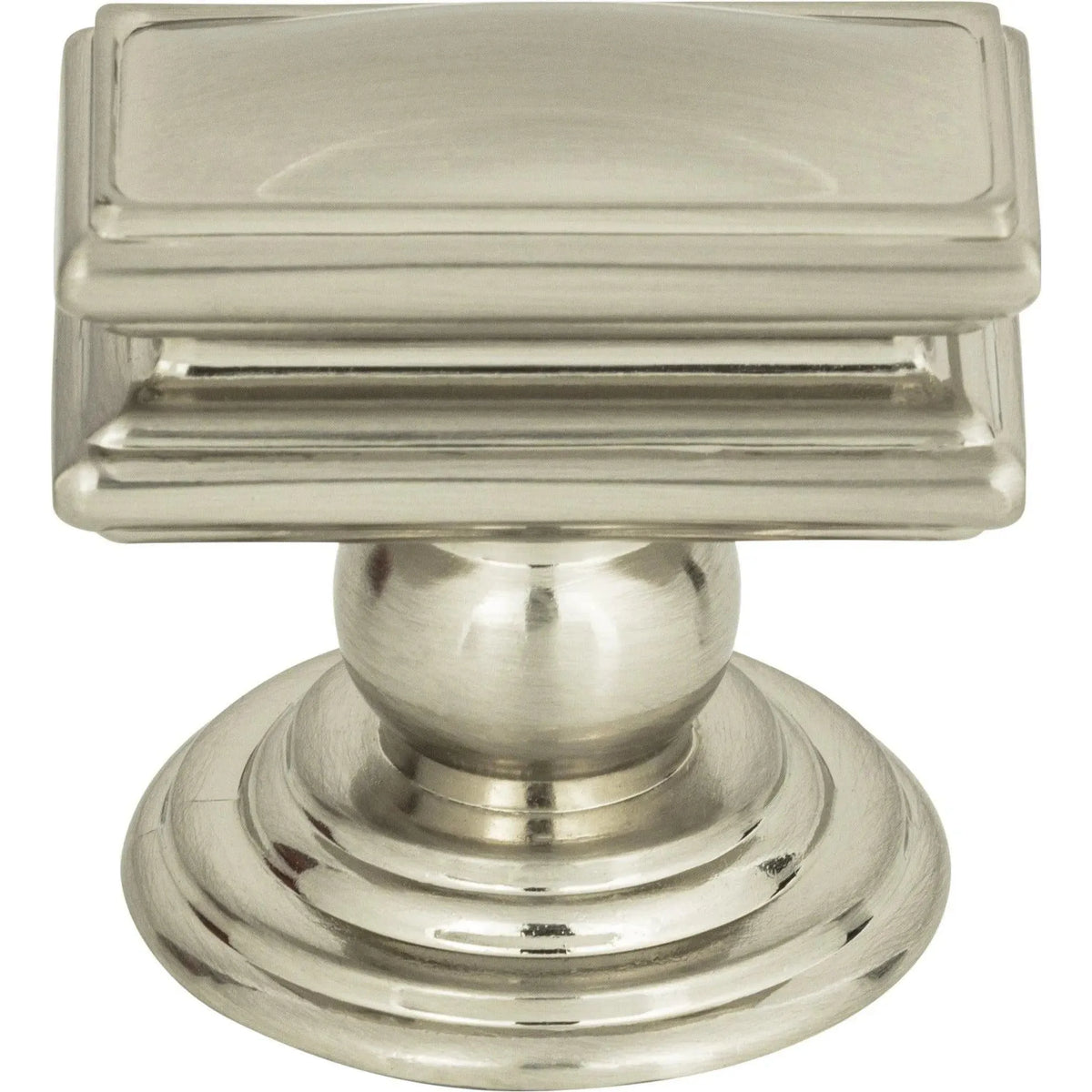 Atlas Homewares - Campaign Rectangle Knob - 377-BRN | Montreal Lighting & Hardware