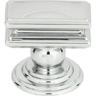 Atlas Homewares - Campaign Rectangle Knob - 377-CH | Montreal Lighting & Hardware