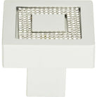 Atlas Homewares - Crystal Square Inset Knob - 3192-MC | Montreal Lighting & Hardware