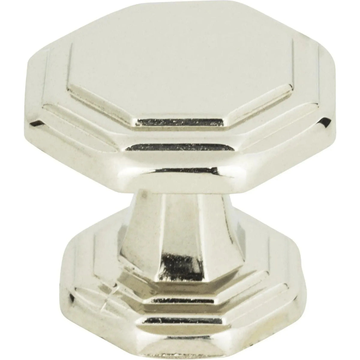 Atlas Homewares - Dickinson Octagon Knob - 319-PN | Montreal Lighting & Hardware