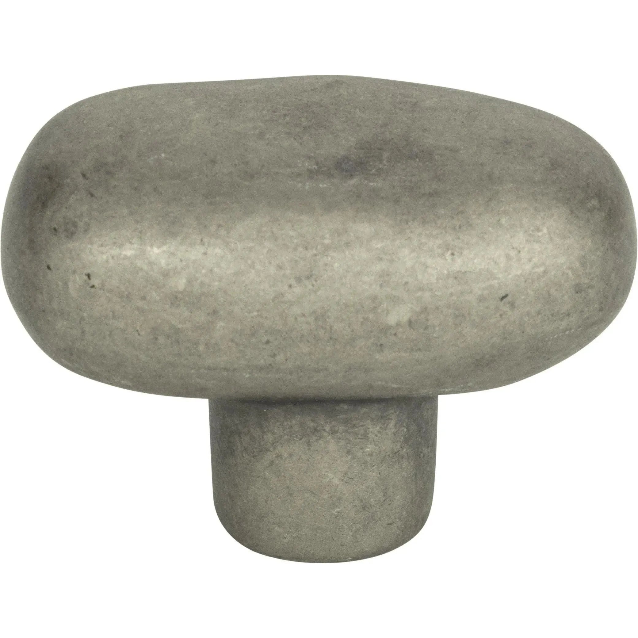 Atlas Homewares - Distressed Oval Knob - 332-P | Montreal Lighting & Hardware