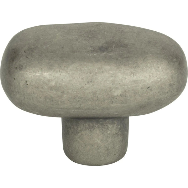 Bouton ovale vieilli