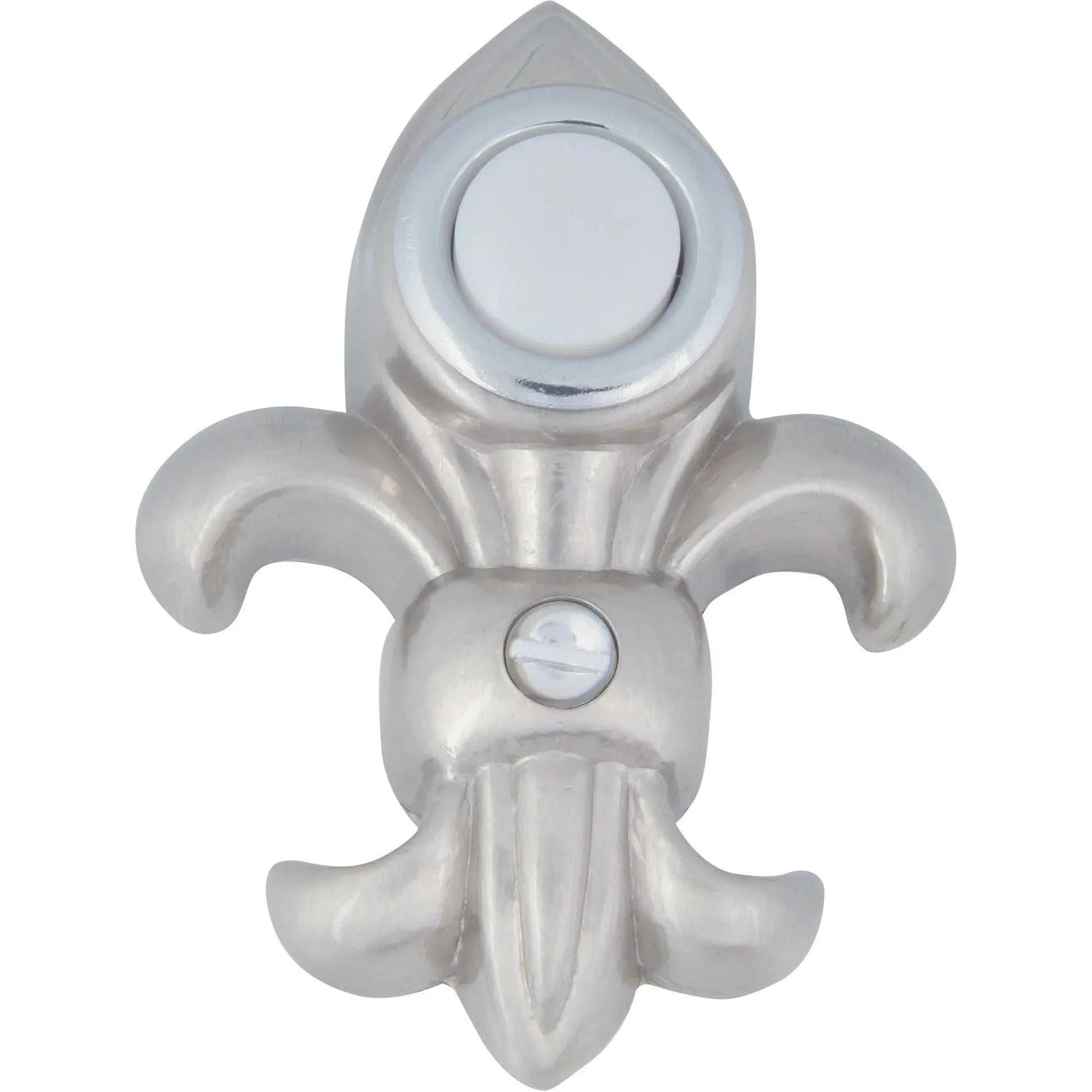 Atlas Homewares - Fleur de lys Door Bell - DB636-BRN | Montreal Lighting & Hardware