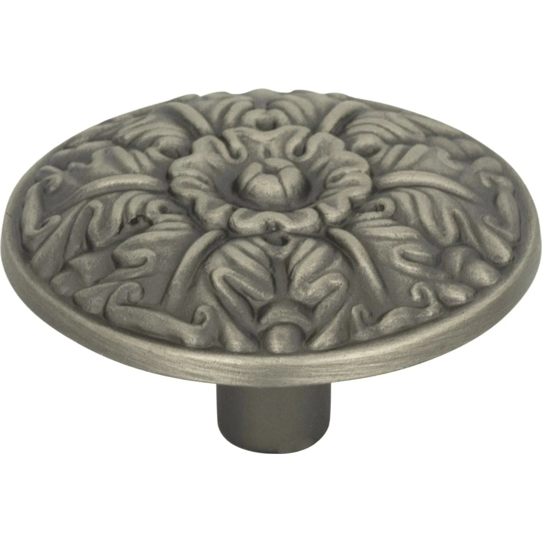 Atlas Homewares - Hammered Medallion Knob - 138-P | Montreal Lighting & Hardware