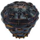 Atlas Homewares - Hamptons Expresso Leather Knob - 3172-O | Montreal Lighting & Hardware