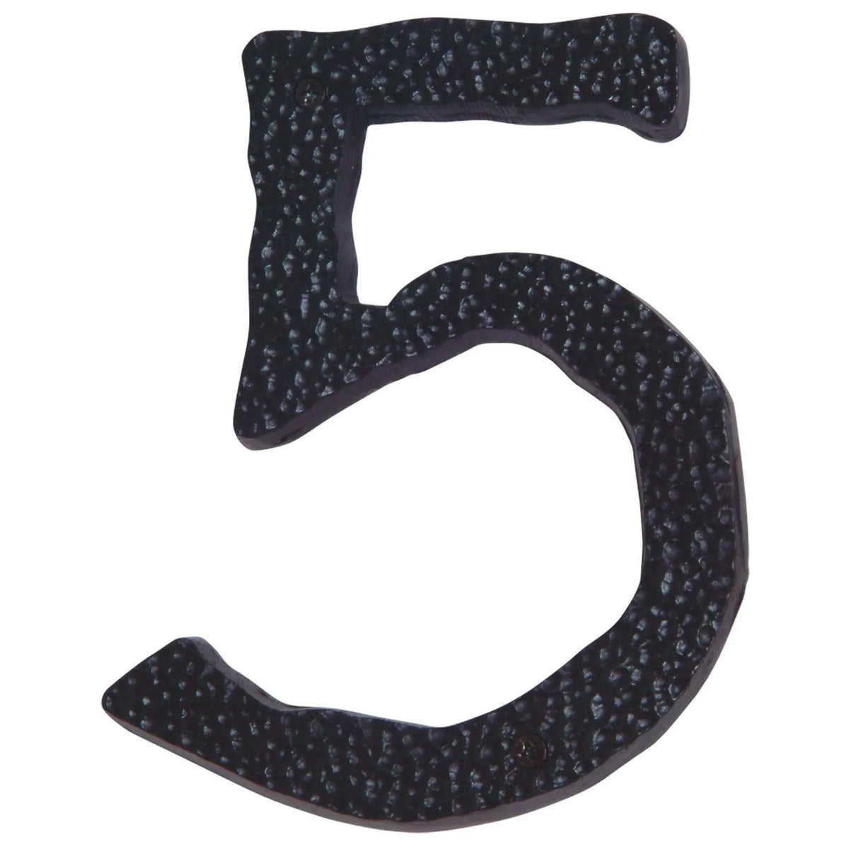 Atlas Homewares - Jagged Hammered House Numbers - HN5L-O | Montreal Lighting & Hardware