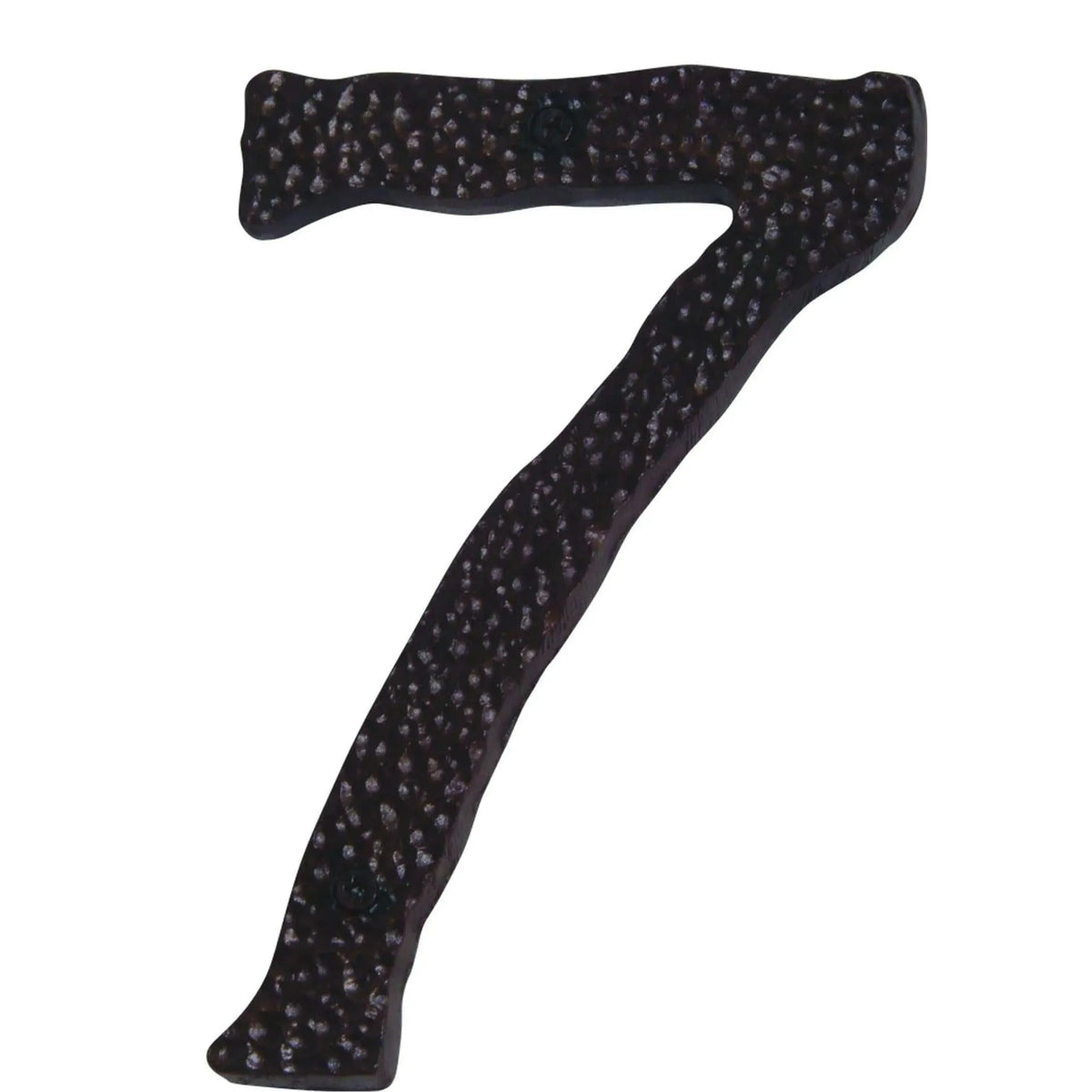 Atlas Homewares - Jagged Hammered House Numbers - HN7L-O | Montreal Lighting & Hardware