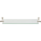 Atlas Homewares - Legacy Bath Glass Shelf - LGSF-PN | Montreal Lighting & Hardware