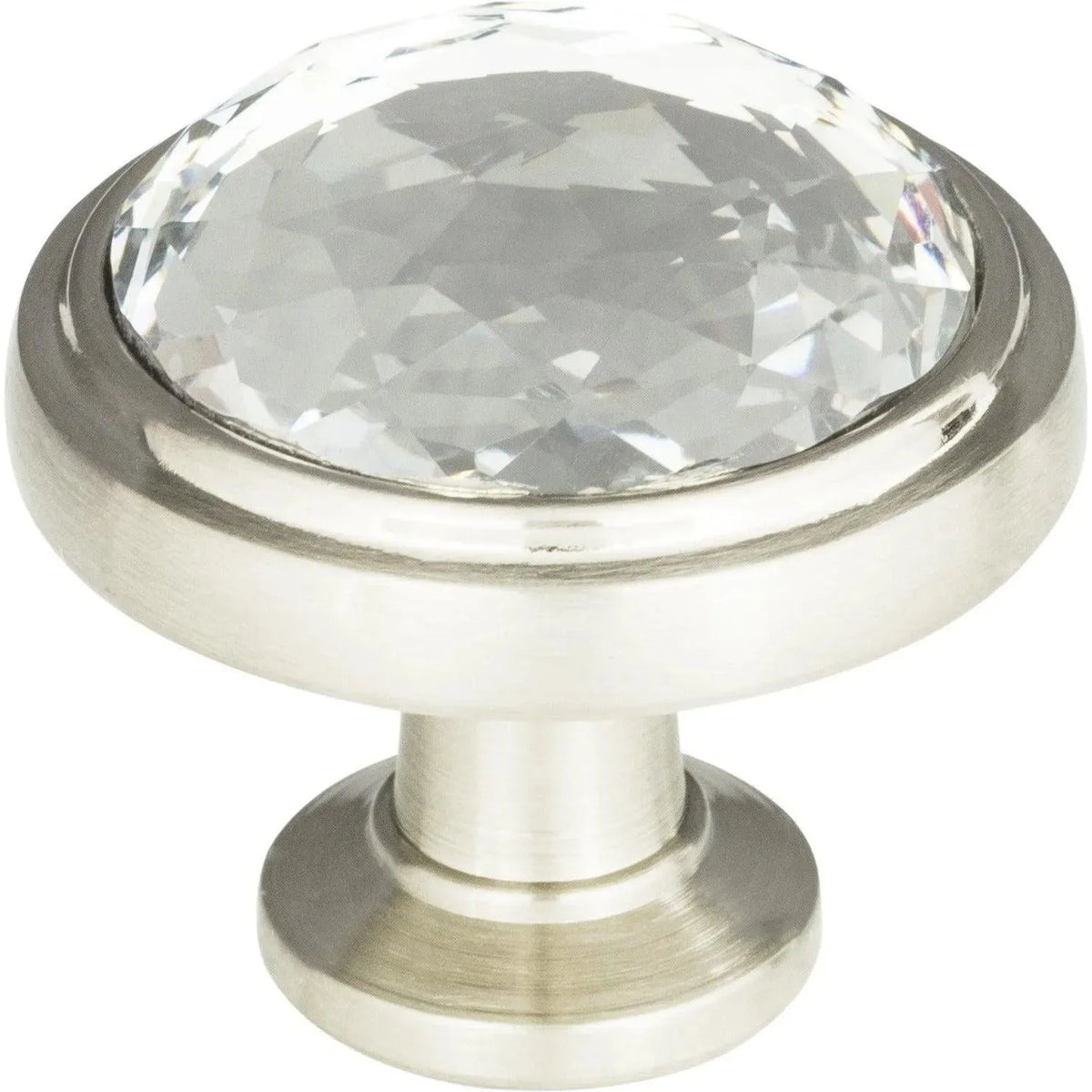 Atlas Homewares - Legacy Crystal Round Knob - 343-BRN | Montreal Lighting & Hardware