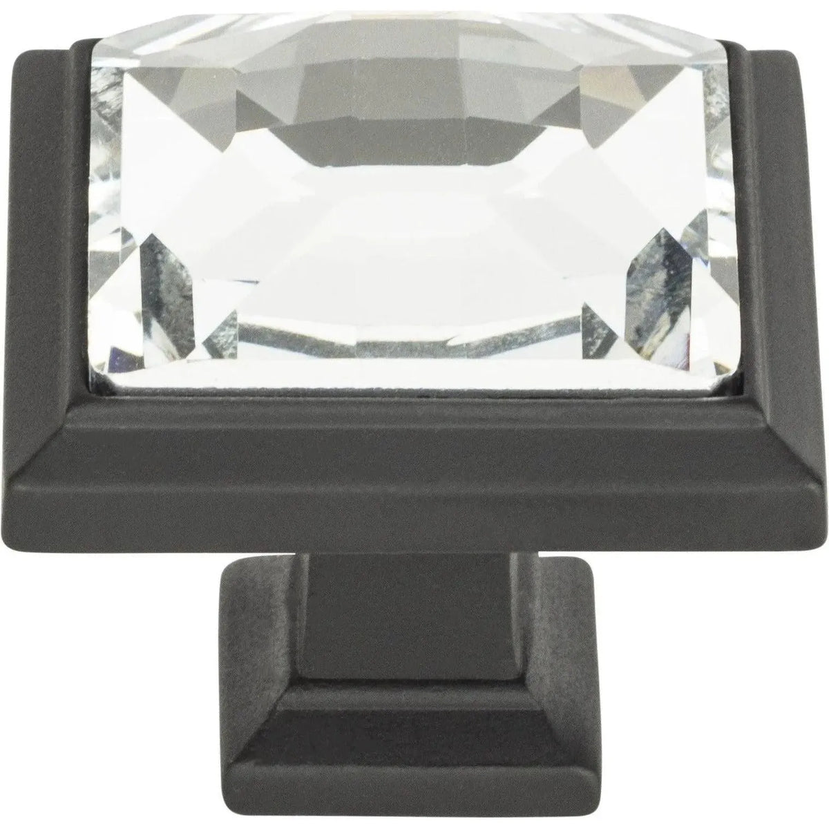 Atlas Homewares - Legacy Crystal Square Knob - 340-BL | Montreal Lighting & Hardware
