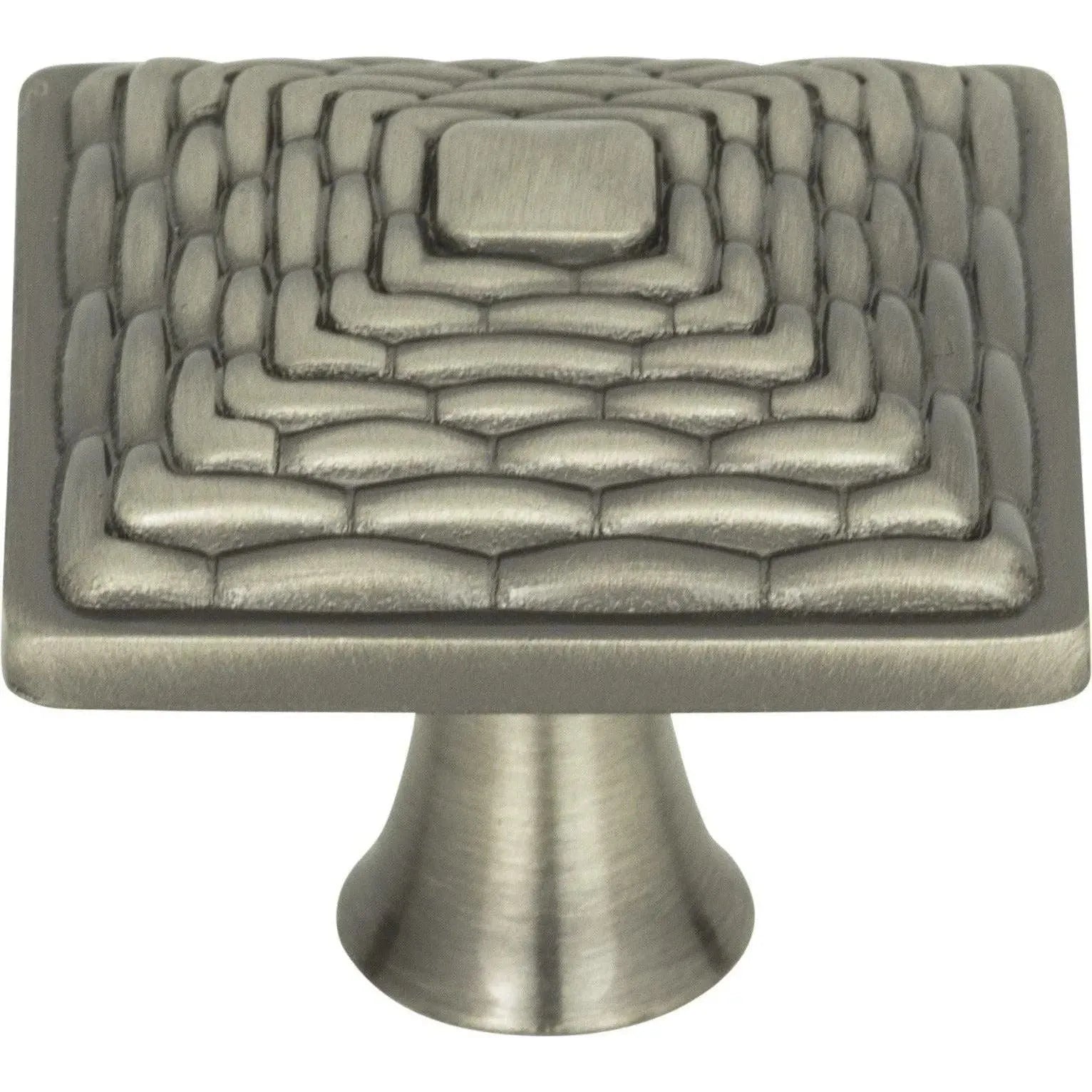 Atlas Homewares - Mandalay Square Knob - 237-BRN | Montreal Lighting & Hardware