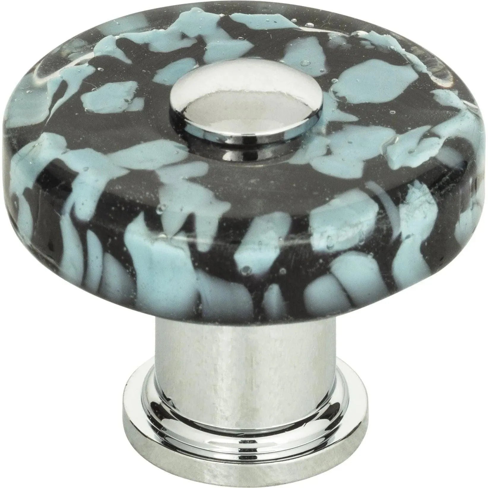 Atlas Homewares - Marine Glass Round Knob - 3226-CH | Montreal Lighting & Hardware