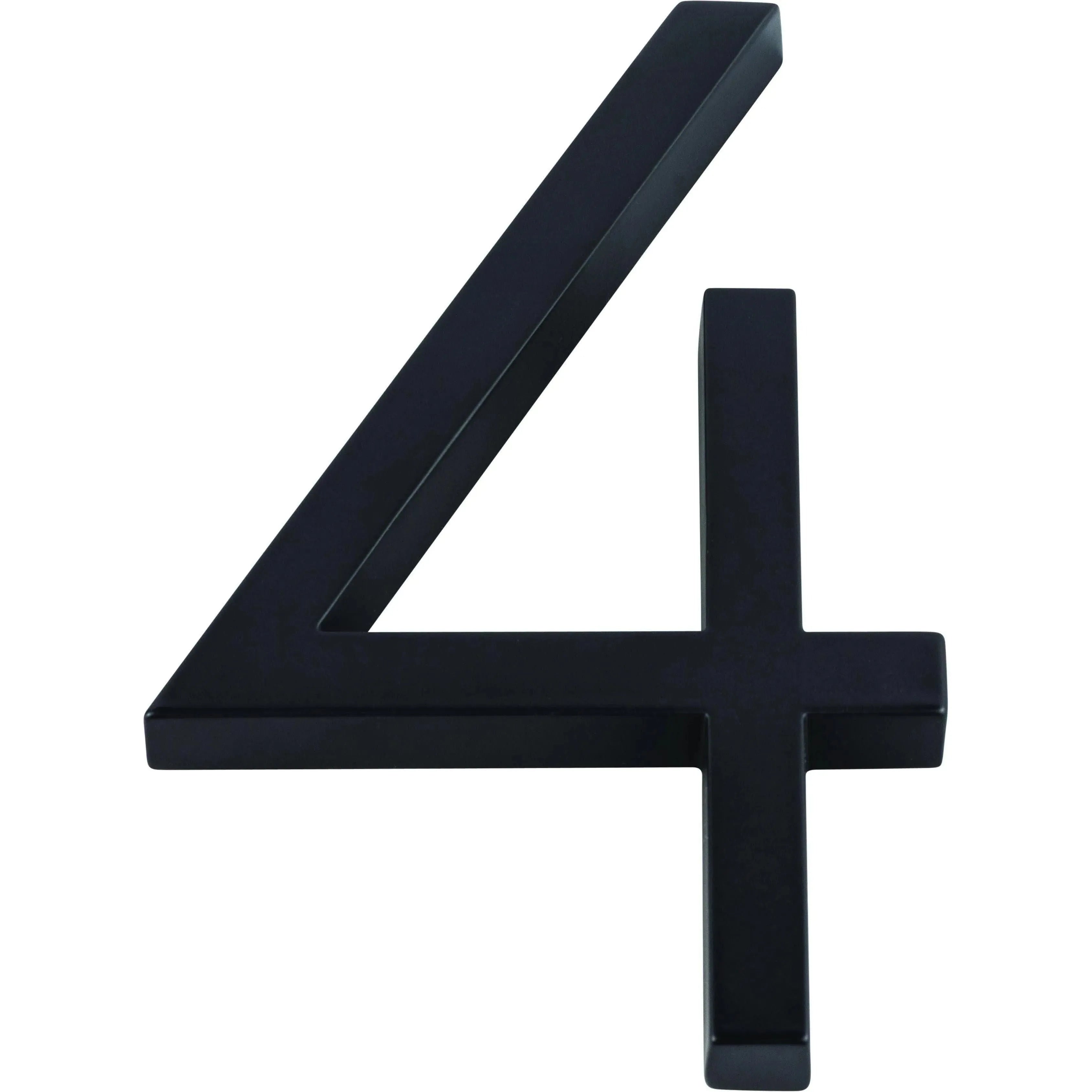 Atlas Homewares - Modern Avalon House Numbers - AVN4-L-BL | Montreal Lighting & Hardware