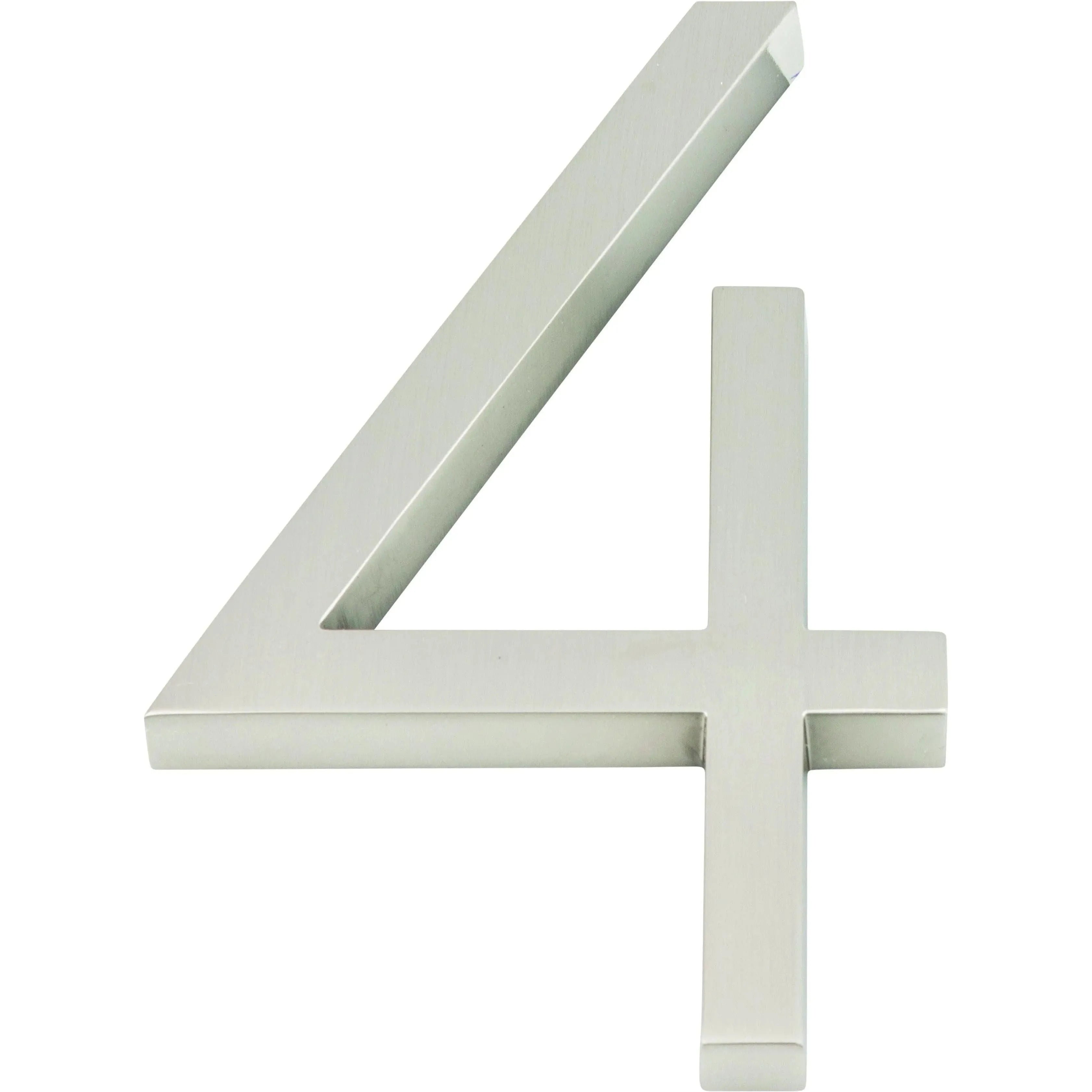 Atlas Homewares - Modern Avalon House Numbers - AVN4-L-BRN | Montreal Lighting & Hardware