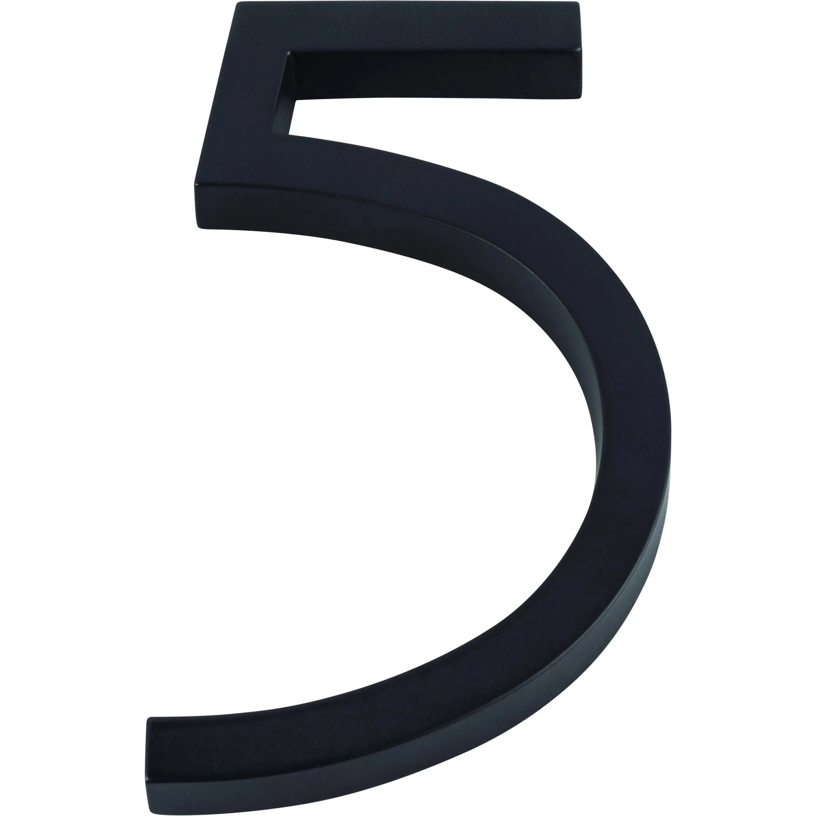 Atlas Homewares - Modern Avalon House Numbers - AVN5-L-BL | Montreal Lighting & Hardware