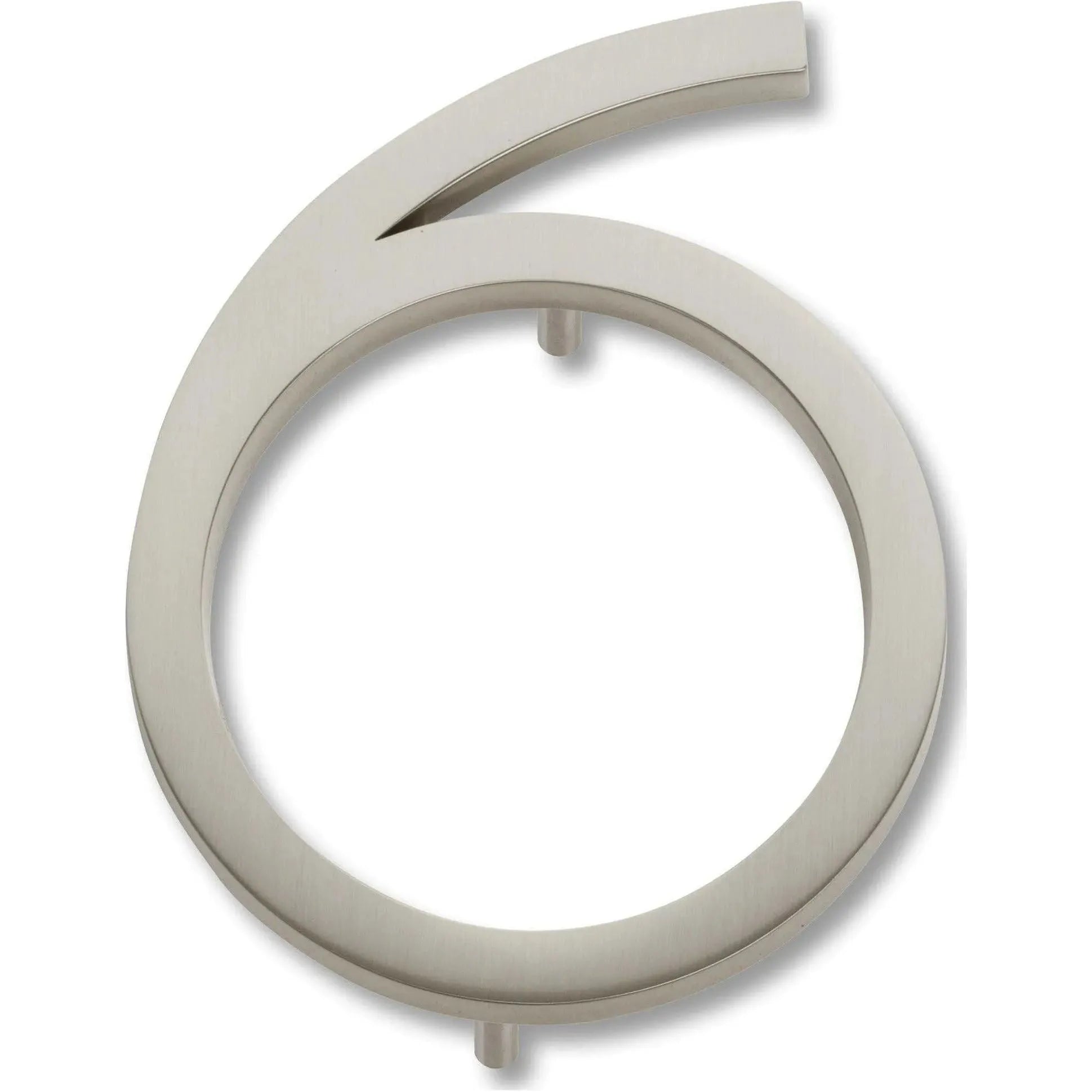 Atlas Homewares - Modern Avalon House Numbers - AVN6-BRN | Montreal Lighting & Hardware