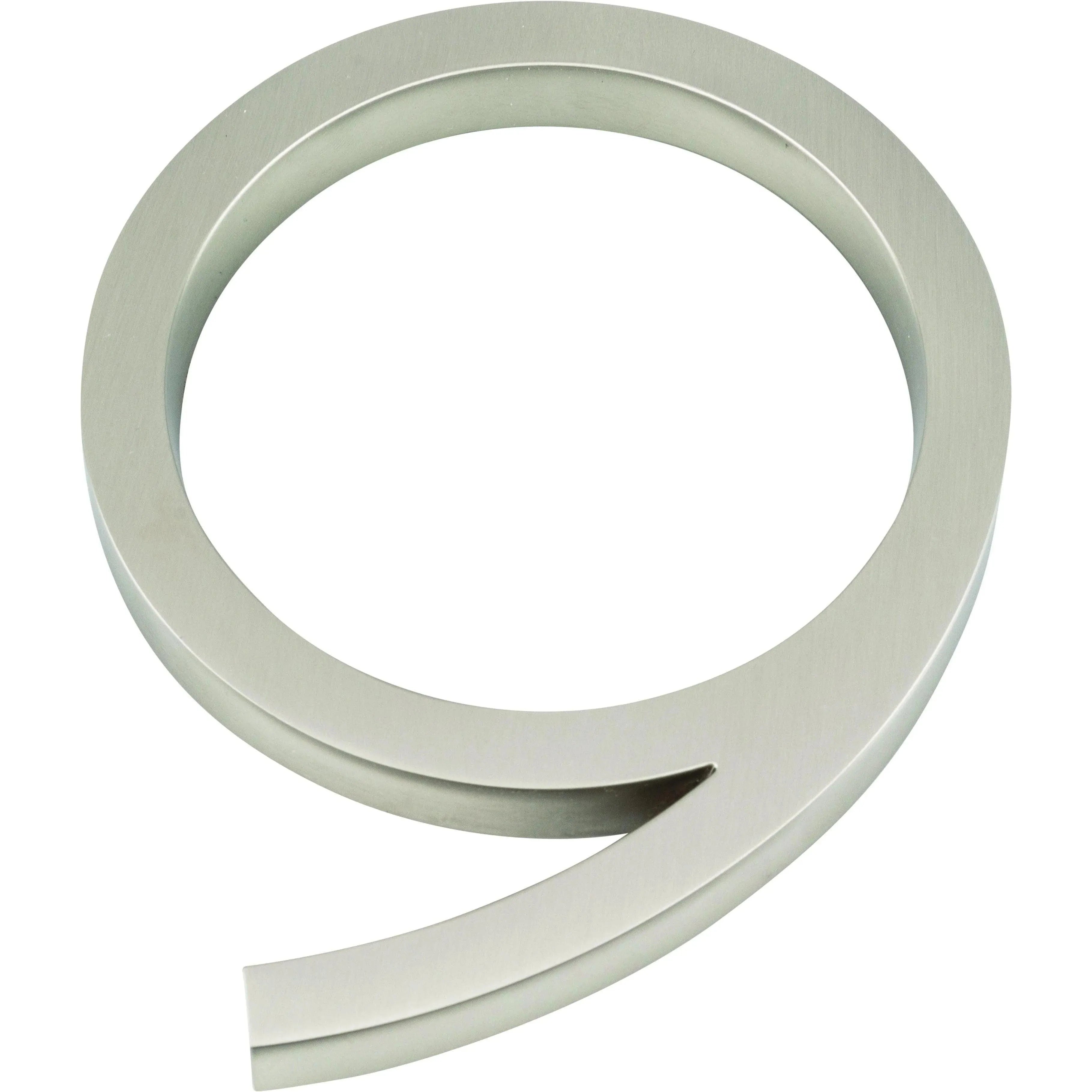 Atlas Homewares - Modern Avalon House Numbers - AVN9-L-BRN | Montreal Lighting & Hardware