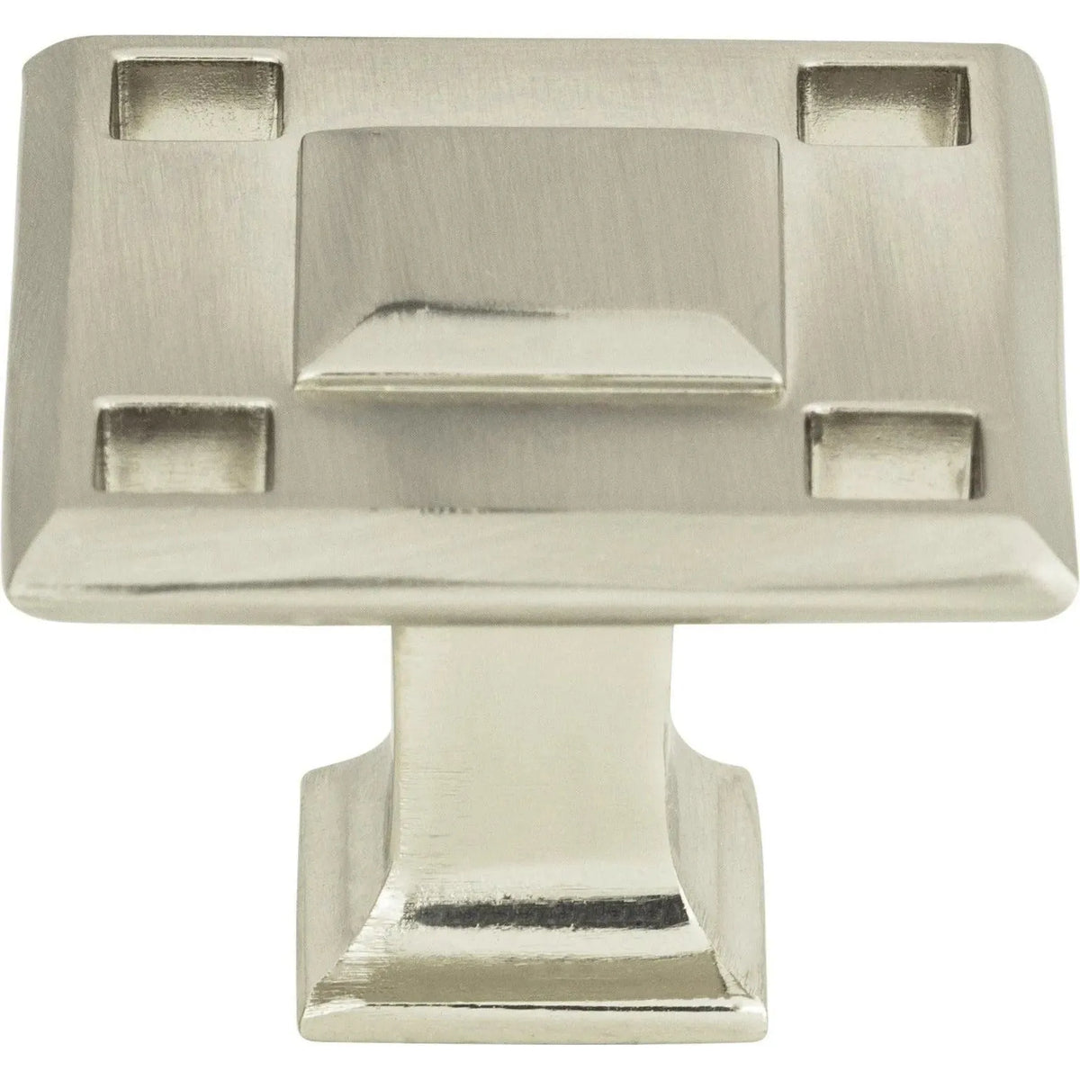 Atlas Homewares - Modern Craftsman Square Knob - 4007-BRN | Montreal Lighting & Hardware