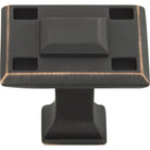 Atlas Homewares - Modern Craftsman Square Knob - 4007-VB | Montreal Lighting & Hardware